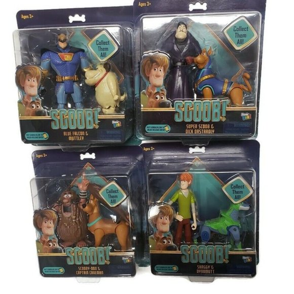 Basic Fun! Other - SCOOB! Movie Complete Set Of 4 Action Figure Packs Two Figures In Each Pack